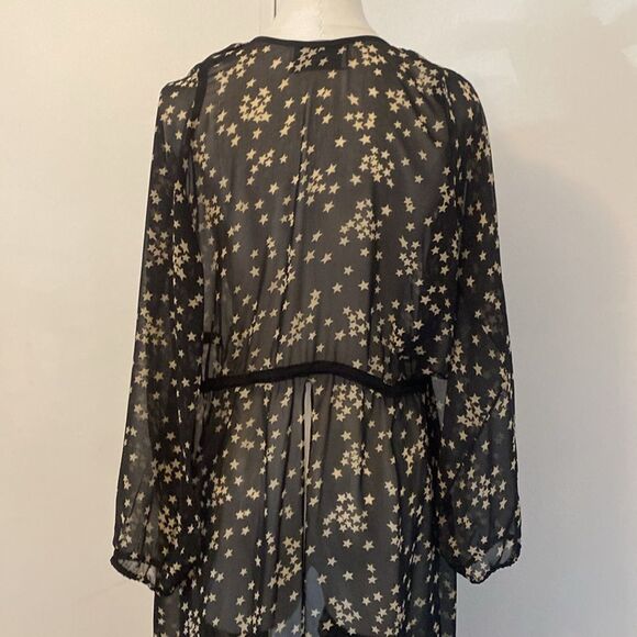 Sorella Couture Black Starprint Swim Cover One Size - Picture 9 of 13